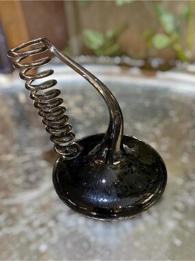 Vintage West Virginia Purple Art Glass Hand Blown Artist Signed